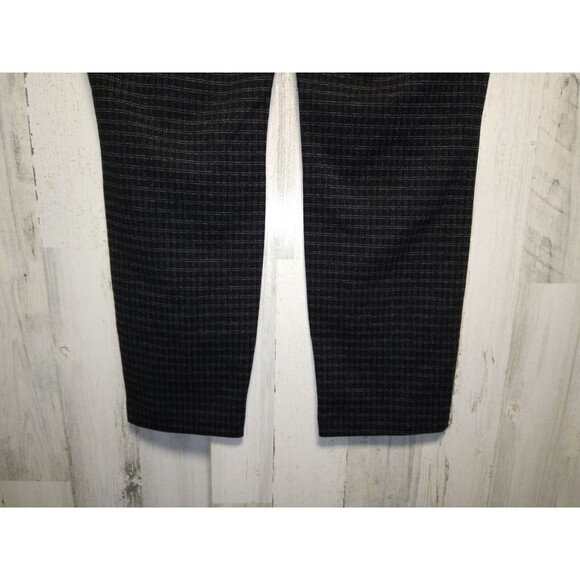 DALIA Pants Black Check Narrow Leg Sits at Waist Inseam 29 in Size XXL - Picture 5 of 11
